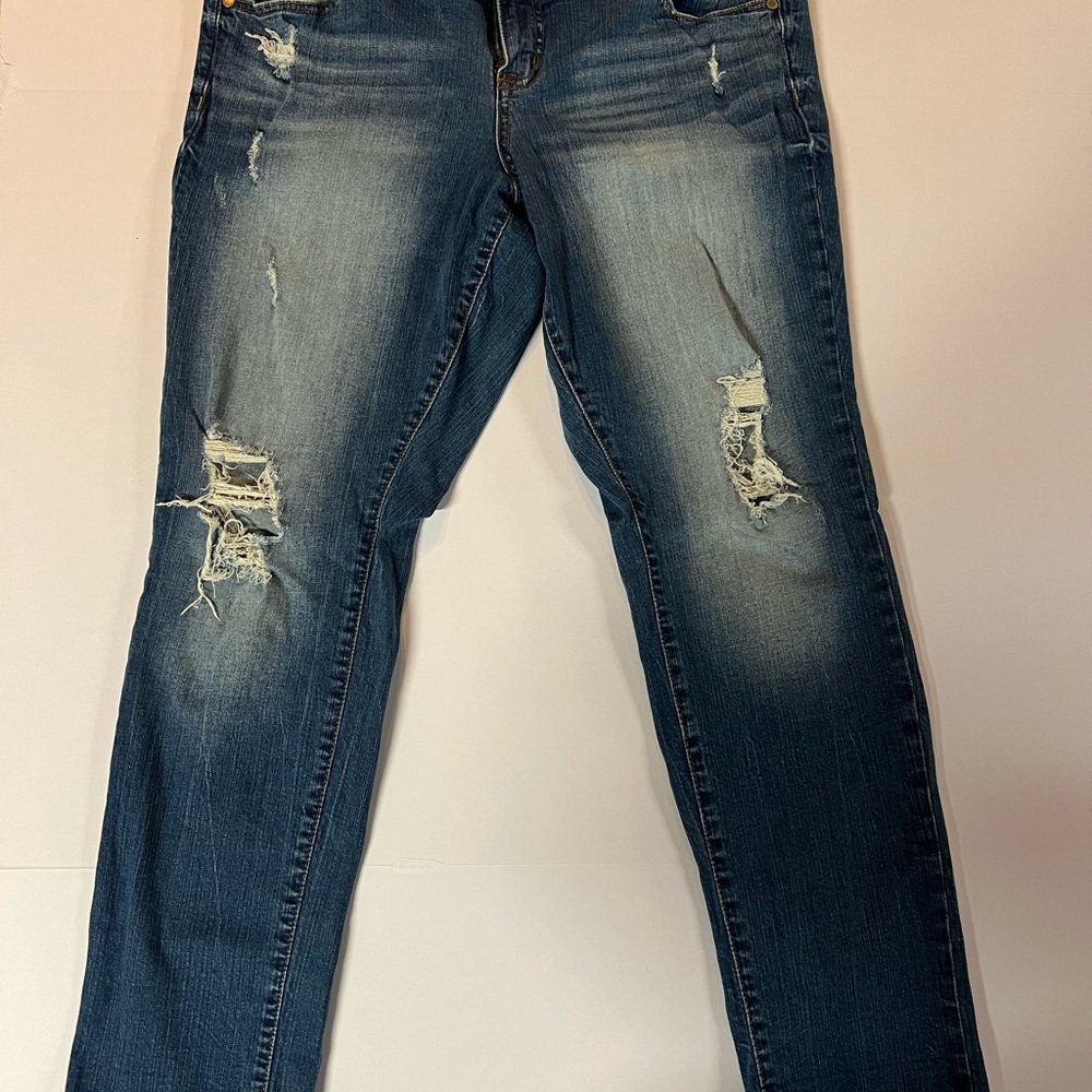Torrid Blue Straight Leg Jeans Classic Style